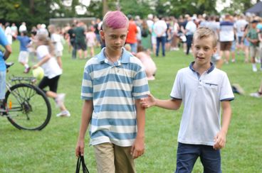 Dobra zabawa na dożynkach gminy Wieluń